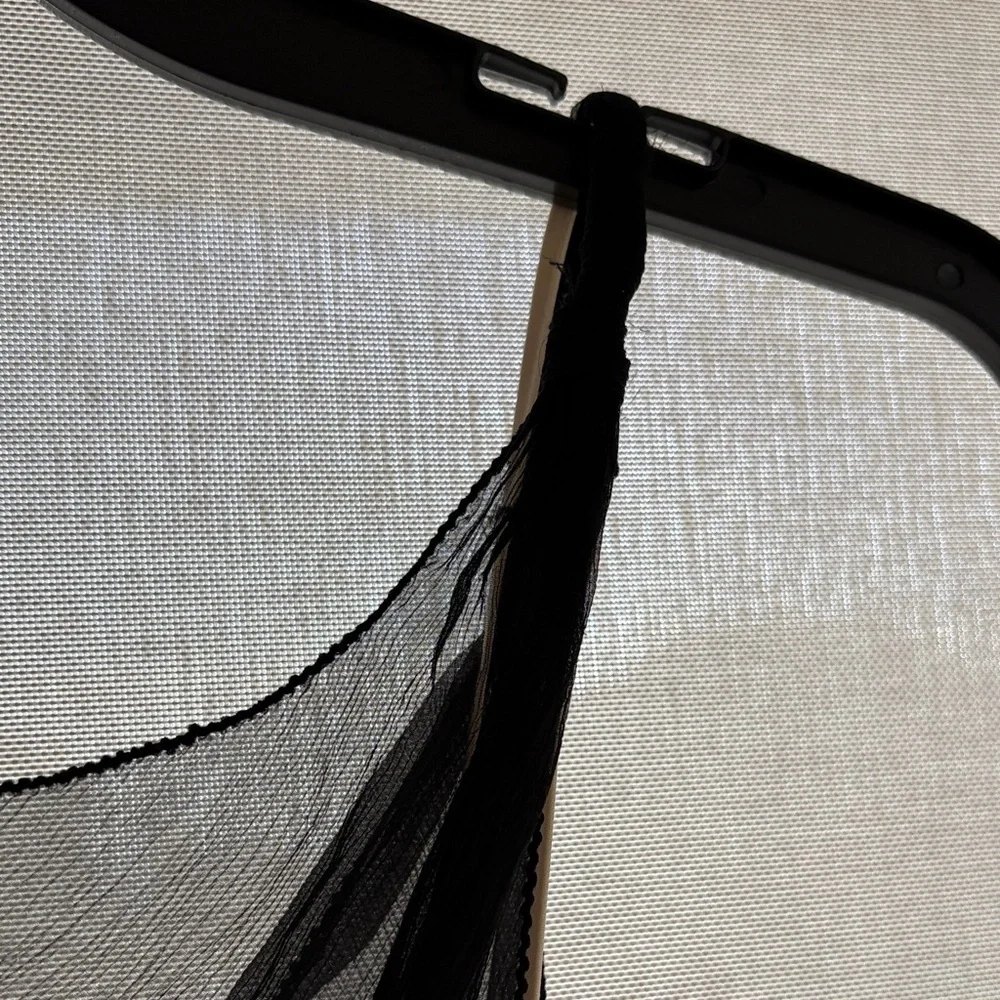 Max Studio Black Sheer Maxi Dress - Picture 6 of 7